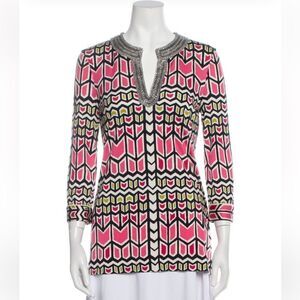 Tory Burch Silk Tunic Size Small